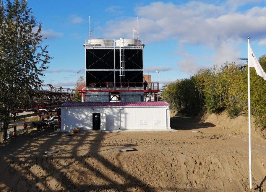 New cooling tower of Metadynea is at the commissioning stage